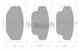 Изображение товара "Колодки тормозные дисковые для MITSUBISHI Canter BOSCH 0 986 AB2 335"