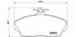 Колодки тормозные дисковые для LAND ROVER FREELANDER(LN,LN#) BREMBO P 44 010 / 21515 - изображение