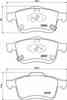 Колодки тормозные дисковые для FIAT 500L(199#) BREMBO P 23 155 - изображение Изображение товара "Колодки тормозные дисковые для FIAT 500L(199#) BREMBO P 23 155"