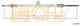 Трос стояночной тормозной системы COFLE 92.17.0006 / 17.0006 - изображение