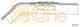 Трос стояночной тормозной системы COFLE 92.10.4132 / 10.4132 - изображение