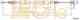 Трос стояночной тормозной системы COFLE 92.10.4733 / 10.4733 - изображение