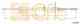 Трос стояночной тормозной системы COFLE 92.10.9467 / 10.9467 - изображение