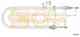 Трос стояночной тормозной системы COFLE 92.11.5495 / 11.5495 - изображение