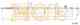 Трос стояночной тормозной системы COFLE 92.11.5831 / 11.5831 - изображение
