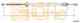 Трос стояночной тормозной системы COFLE 92.11.6598 / 11.6598 - изображение
