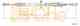 Трос стояночной тормозной системы COFLE 92.1171.7 / 1171.7 - изображение
