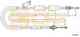 Трос стояночной тормозной системы COFLE 92.17.0684 / 17.0684 - изображение
