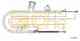 Трос стояночной тормозной системы COFLE 92.17.1070 / 17.1070 - изображение