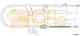 Трос стояночной тормозной системы COFLE 92.17.1077 / 17.1077 - изображение