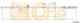 Трос стояночной тормозной системы COFLE 92.17.4225 / 17.4225 - изображение