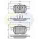 Колодки тормозные дисковые передний для FORD GALAXY(WGR) / VW SHARAN(7M6,7M8,7M9) COMLINE CBP0715 / 21848, 21849 - изображение