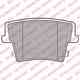 Колодки тормозные дисковые для CHRYSLER 300(LX) DELPHI LP2035 / 24163 - изображение