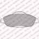 Колодки тормозные дисковые для PEUGEOT 3008, 308(4A#,4C#) DELPHI LP2070 - изображение