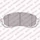 Колодки тормозные дисковые для SUBARU IMPREZA(G3,GH,GR) DELPHI LP2128 - изображение
