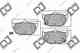 Изображение товара "Колодки тормозные дисковые | зад | DJ PARTS BP1455"