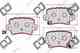 Комплект тормозных колодок дисковый тормоз DJ PARTS BP1769 Комплект тормозных колодок дисковый тормоз DJ PARTS BP1769 - изображение