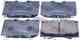 Колодки тормозные дисковые передний для LEXUS LX(UZJ100) / TOYOTA LAND CRUISER 100(FZJ1#, UZJ1#), LAND CRUISER(BJ7#, HZJ7#, KZJ7#, LJ7#, PZJ7#, RJ7#) FEBEST 0101-UZJ100F - изображение