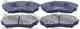 Изображение товара "Колодки тормозные дисковые передний для MITSUBISHI PAJERO PININ(H6#W,H7#W) / NISSAN KIX FEBEST 0401-H77F"