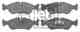 Колодки тормозные дисковые передний для OPEL ASTRA, CALIBRA, KADETT, OMEGA, VECTRA FEBI BILSTEIN 16030 - изображение