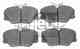 Колодки тормозные дисковые передний для MERCEDES (W124), 190(W201), COUPE(C124), E(A124,C124,S124,W124), KOMBI(S124) FEBI BILSTEIN 16193 - изображение