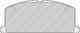Колодки тормозные дисковые передний для LANCIA DEDRA / TOYOTA CAMRY, CARINA, CELICA, COROLLA FX, COROLLA LEVIN, COROLLA, CORONA, MR, PASEO, RAUM, SPRINTER CARIB, SPRINTER, STARLET, TERCEL FERODO FDB308 / 20870 - изображение