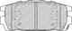 Колодки тормозные дисковые задний для HYUNDAI TERRACAN(HP) FERODO FDB1841 / 23813 - изображение