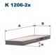 Фильтр салонный FILTRON K1206-2x Фильтр салонный FILTRON K1206-2x - изображение