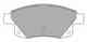Изображение товара "Колодки тормозные дисковые для FORD TRANSIT TOURNEO, TRANSIT FREMAX FBP-1452 / 24486"