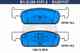 Колодки тормозные дисковые для RENAULT CLIO, LOGAN, SANDERO/STEPWAY, TWINGO GALFER B1.G120-1157.2 / G1201157 - изображение