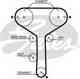 Ремень ГРМ GATES 5259XS - изображение Изображение товара "Ремень ГРМ GATES 5259XS"