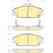 Колодки тормозные дисковые для HYUNDAI ACCENT(LC,X-3), GETZ(TB), LANTRA(J-2) GIRLING 6133319 / 21012 - изображение