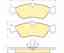 Колодки тормозные дисковые для MERCEDES G(W463), SPRINTER(901, 902, 903, 904, 909) / VW LT(2, 2DA, 2DB, 2DC, 2DD, 2DE, 2DF, 2DH, 2DK) GIRLING 6112632 / 21592 - изображение