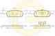 Колодки тормозные дисковые для RENAULT CLIO, LOGAN, SANDERO/STEPWAY, THALIA(LU1/2#), TWINGO GIRLING 6120162 / 25702 - изображение