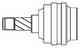 Изображение товара "Шарнир равных угловых скоростей внутр. правый подходит для VOLVO 850 2,0/2,5 91-96, S70/V70 2,0/2,4/2,5 97-00 GSP 662015"