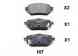 Колодки тормозные дисковые задний для NISSAN QASHQAI(J11,J11#) JAPANPARTS PP-107AF - изображение Изображение товара "Колодки тормозные дисковые задний для NISSAN QASHQAI(J11,J11#) JAPANPARTS PP-107AF"