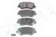 Колодки тормозные дисковые передний для HYUNDAI i20(GB), VELOSTER(FS) / KIA CARENS, CEED(ED,JD), CEE`D(JD), PRO CEE?D(JD), RIO(UB) JAPKO 50K24 Колодки тормозные дисковые передний для HYUNDAI i20(GB), VELOSTER(FS) / KIA CARENS, CEED(ED,JD), CEE`D(JD), PRO CEE?D(JD), RIO(UB) JAPKO 50K24 - изображение