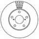 Диски тормозные, комплект JURID 562269JC - изображение