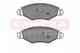Колодки тормозные дисковые для PEUGEOT 206(2A/C,2E/K), 306(7A,7B,7C,N3,N5) KAMOKA JQ1012756 / 23597 - изображение