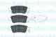 Комплект тормозных колодок, дисковый тормоз KAVO PARTS KBP-2042 Комплект тормозных колодок, дисковый тормоз KAVO PARTS KBP-2042 - изображение