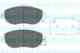 Комплект тормозных колодок, дисковый тормоз KAVO PARTS KBP-9044 - изображение