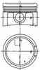 Поршень KOLBENSCHMIDT 99933610 - изображение Изображение товара "Поршень KOLBENSCHMIDT 99933610"