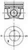 Поршень KOLBENSCHMIDT 99963620 - изображение Изображение товара "Поршень KOLBENSCHMIDT 99963620"