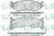 Колодки тормозные дисковые для CHRYSLER DAYTONA, LE BARON, VOYAGER(ES) LPR 05P455 / 21812 - изображение
