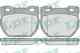Колодки тормозные дисковые для LAND ROVER DEFENDER(LD,LD#) LPR 05P611 / 23471 Колодки тормозные дисковые для LAND ROVER DEFENDER(LD,LD#) LPR 05P611 / 23471 - изображение