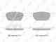 Колодки тормозные дисковые передний для HONDA ACCORD(CU), CIVIC(FB,FG,FK) LYNXauto BD-3423 - изображение