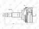 Изображение товара "Шарнирный комплект приводного вала LYNXauto CO-7511A"