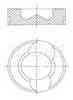 Поршень MAHLE ORIGINAL 030 97 00 Поршень MAHLE ORIGINAL 030 97 00 - изображение