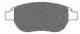 Колодки тормозные дисковые передний для CITROEN BERLINGO, C3, C4, XSARA / PEUGEOT 1007, 206, 207, 307, PARTNER MAPCO 6548 / 181429 - изображение