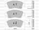 Колодки тормозные дисковые для HONDA CIVIC(EG,EH,EJ,EK,EM1), CRX(EG,EH) METELLI 22-0175-0 - изображение